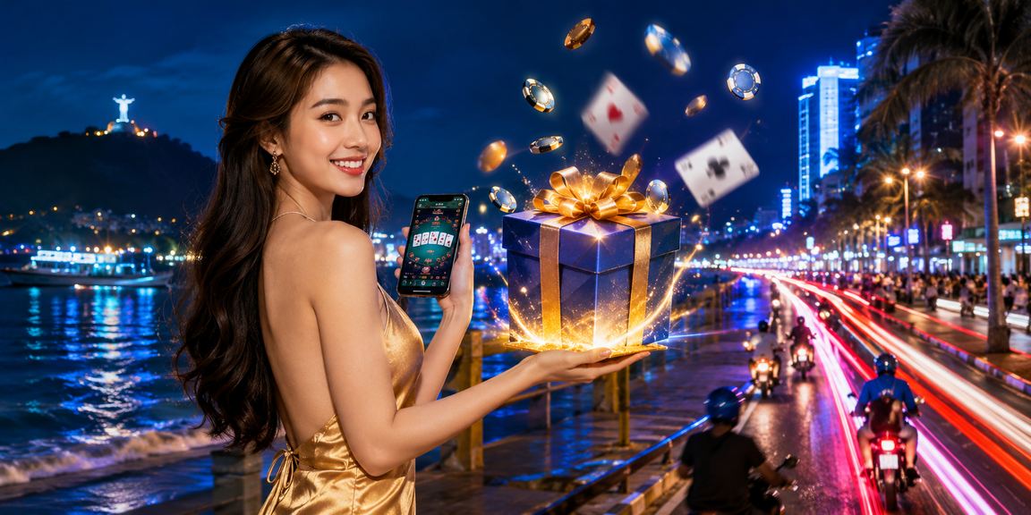 Cảnh biển Vũng Tàu cùng bàn cược bóng đá sôi động